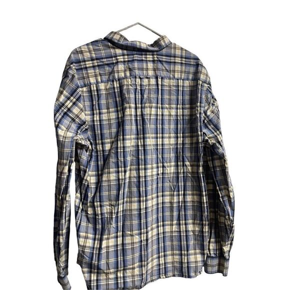 Lacoste Mens Multi Color Modern Fit Button Down Long Sleeve Shirt Size 44 - Picture 2 of 14